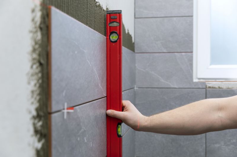 Bathroom Wall Tile Setup